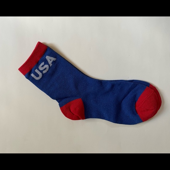 🆕 USA 🇺🇸 Themed Socks - 2 Pair Sz: 6-8 - Picture 3 of 5